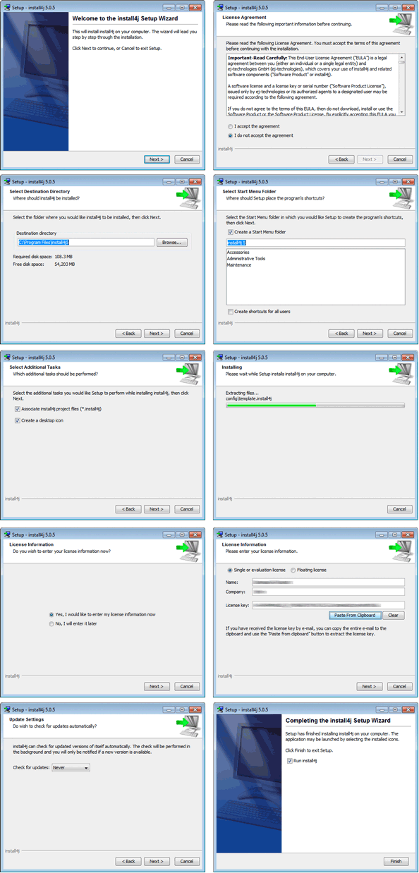 install4j add installation directory to classpath